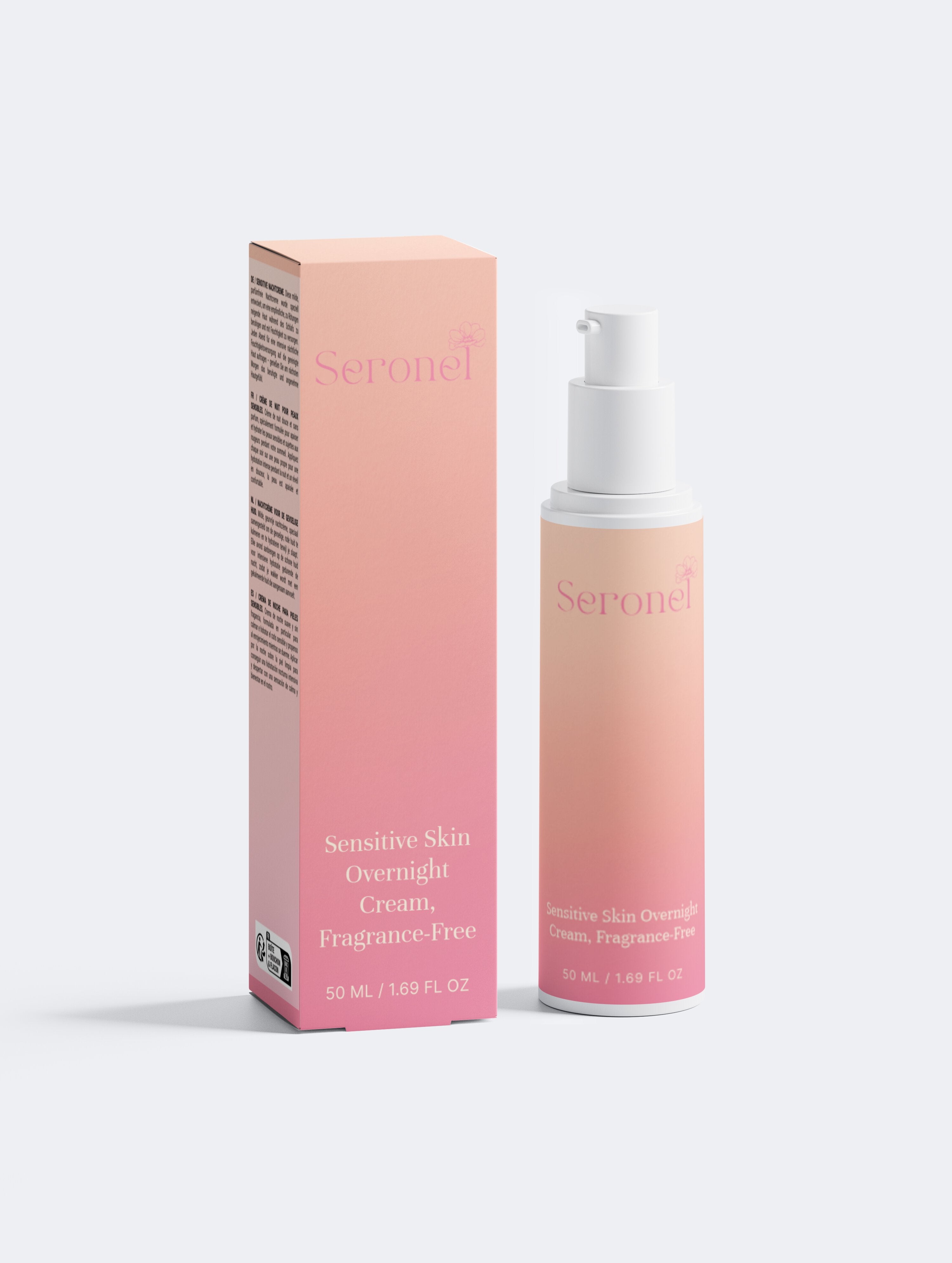 Sensitive Skin Overnight Cream, Fragrance-Free