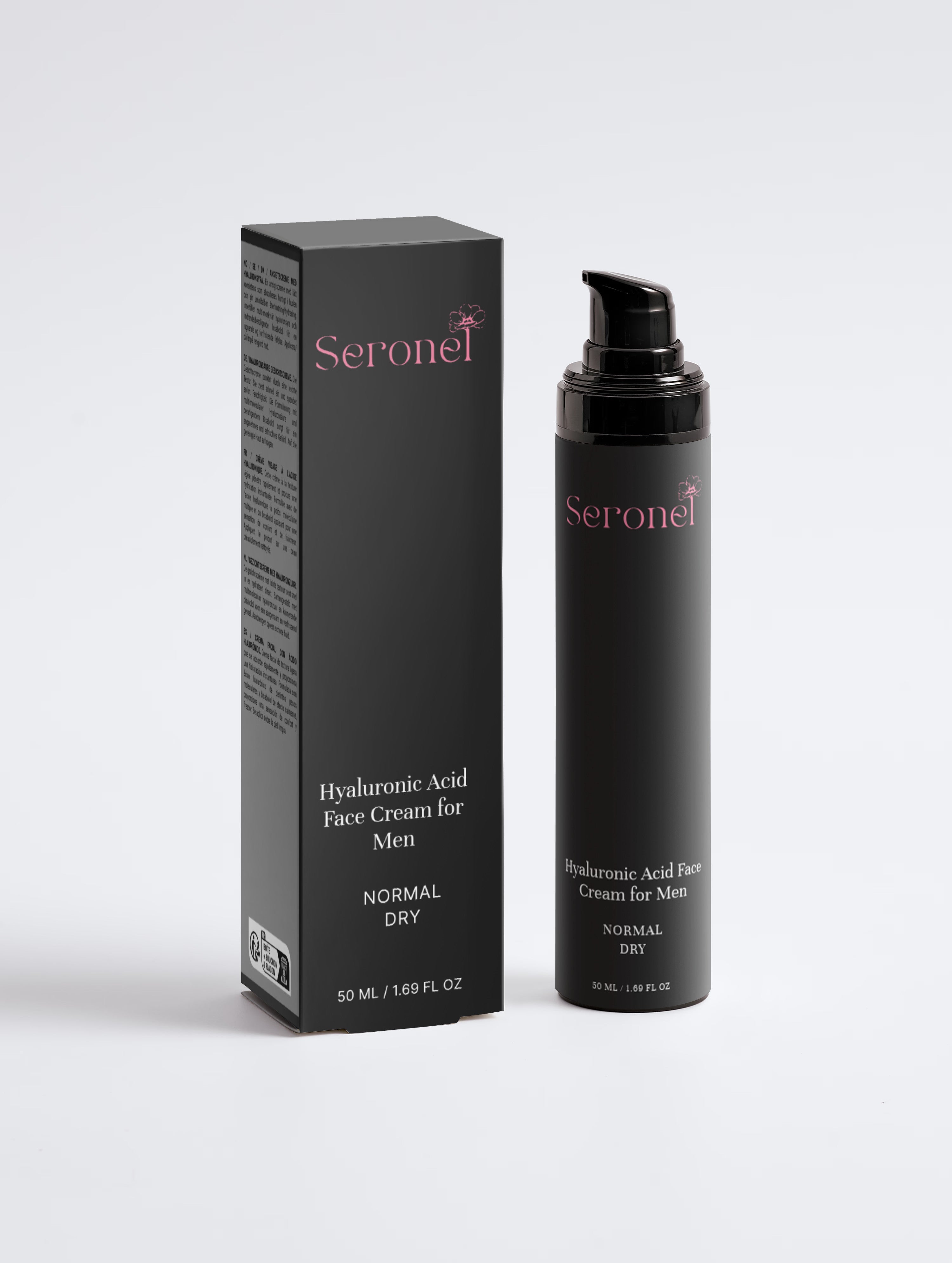 Hyaluronic Acid Face Cream for Men, 50 ml